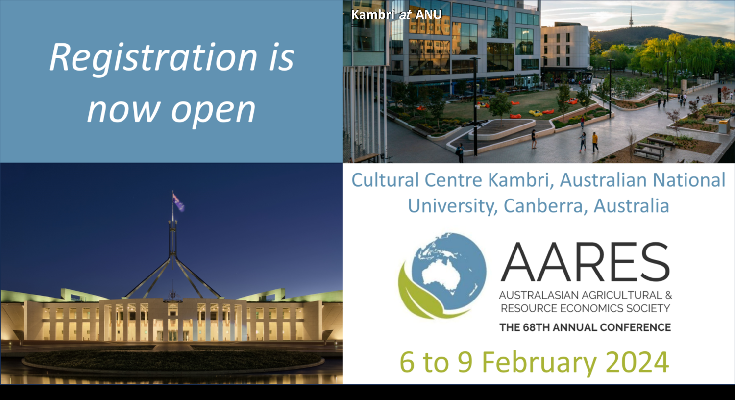 2024 AARES Conference - register now Banner Image