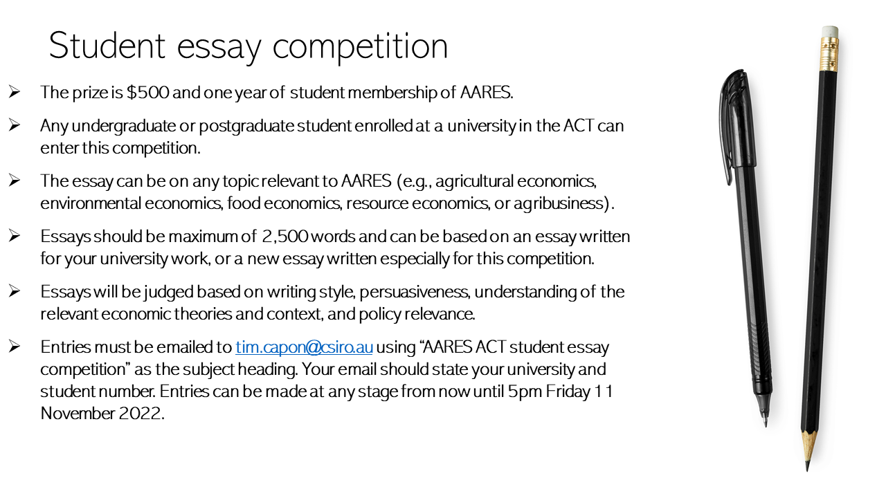 student essay competition 2022